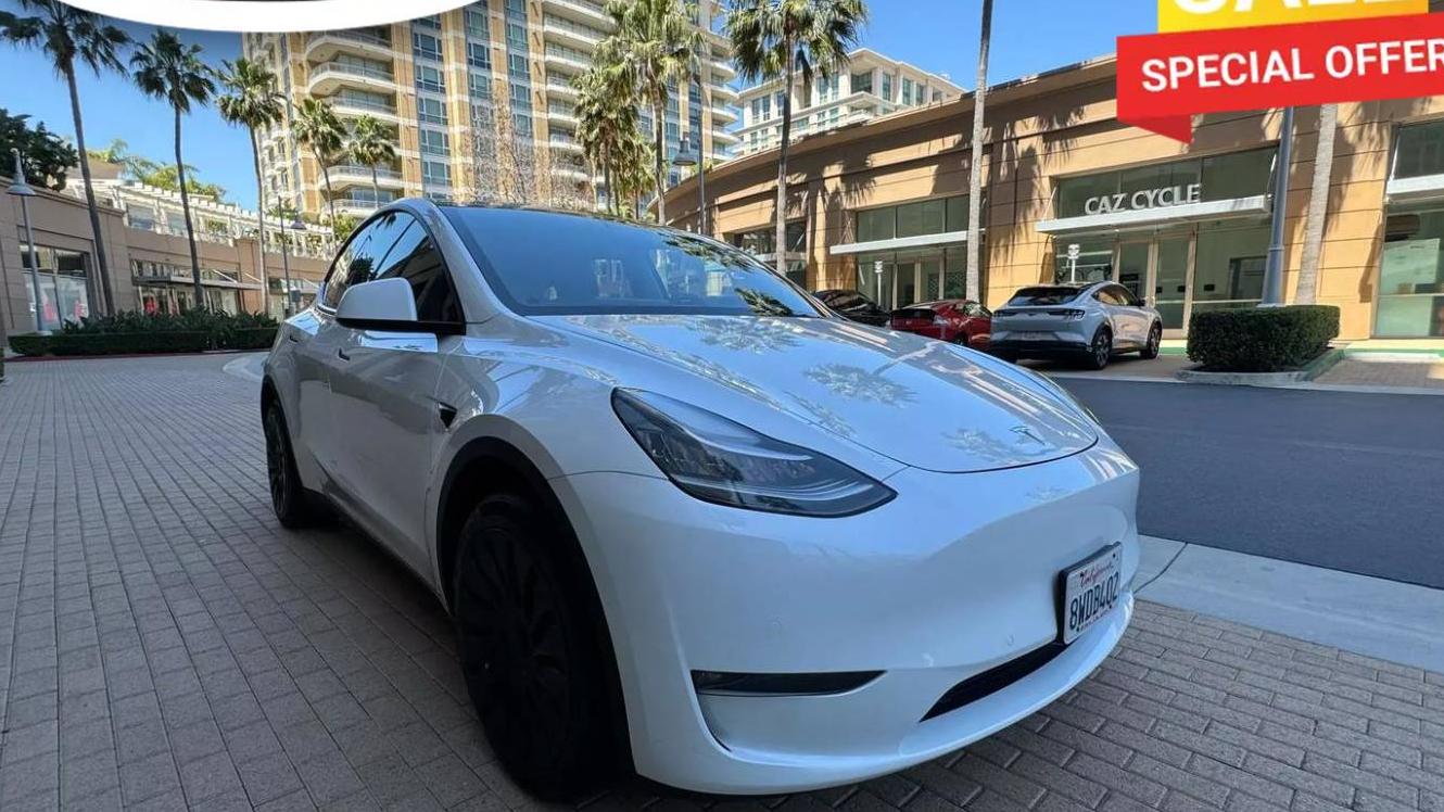 TESLA MODEL Y 2021 5YJYGDEE3MF173111 image